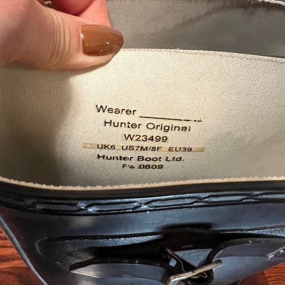 Hunter Original Tall Rain Boots - Picture 4 of 4